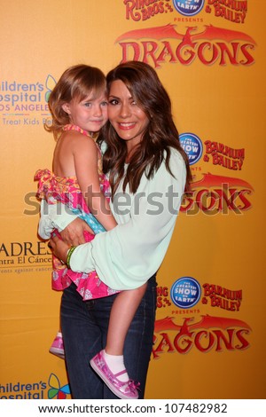 LOS ANGELES - JUL 12:  Marisol Nichols arrives at \'Dragons\' presented by Ringling Bros. & Barnum & Bailey Circus at Staples Center on July 12, 2012 in Los Angeles, CA