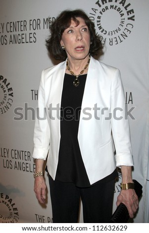 LOS ANGELES - SEP 11:  Lily Tomlin arrives at the ABC Fall TV Preview at Paley Center for Media on September 11, 2012 in Beverly Hills, CA