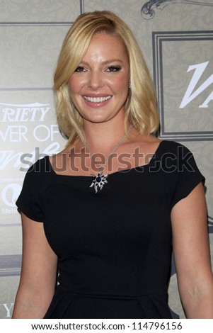 LOS ANGELES - OCT 5:  Katherine Heigl arrives at the Variety\'s 4th Annual Power Of Women Event at Beverly Wilshire Hotel on October 5, 2012 in Beverly Hills, CA