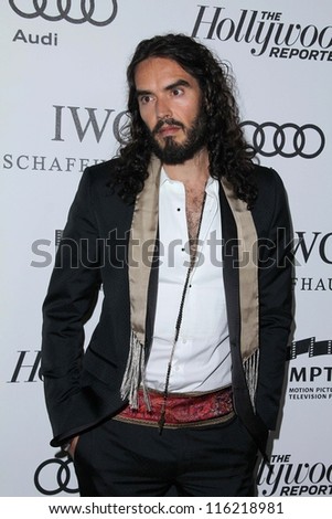 LOS ANGELES - OCT 20:  Russell Brand arrives at  the \