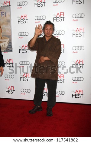 LOS ANGELES - NOV 2:  Kim Ki-Duk arrives at the AFI Film Festival 2012 
