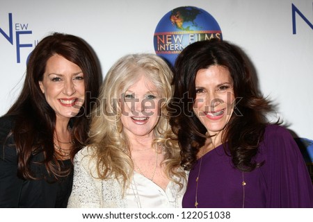 LOS ANGELES - DEC 13:  Joely Fisher, Connie Stevens, Tricia Leigh Fisher arrive to the \'Saving Grace B. Jones\' Premiere at ICM Screening Room on December 13, 2012 in Century CIty, CA