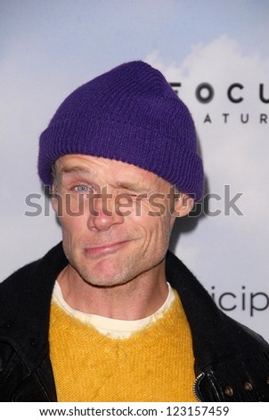 LOS ANGELES - DEC 6:  Flea arrives at the \'Promised Land\' Premiere at Directors Guild of America on December 6, 2012 in Los Angeles, CA
