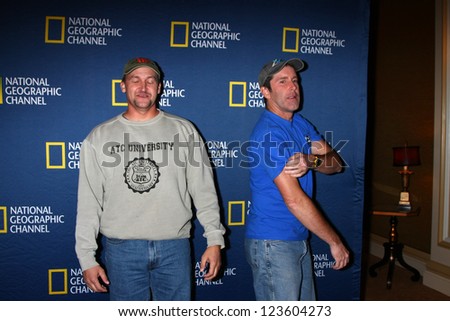 LOS ANGELES - JAN 3:  George Wyant, Tim Saylor arrives at the National Geographic Channels\' \