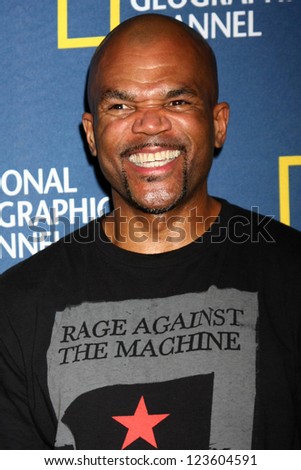LOS ANGELES - JAN 3:  Darryl McDaniels, aka DMC arrives at the National Geographic Channels' 