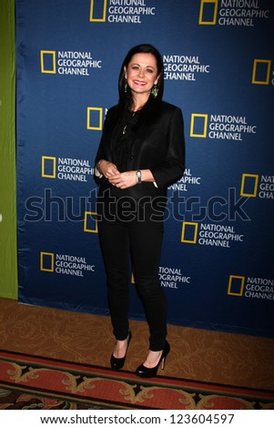 LOS ANGELES - JAN 3:  Geraldine Hughes arrives at the National Geographic Channels\' \