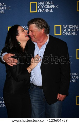 LOS ANGELES - JAN 3:  Geraldine Hughes, Graham Beckel arrives at the National Geographic Channels\' \