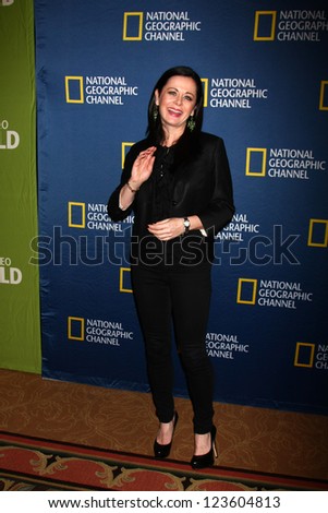 LOS ANGELES - JAN 3:  Geraldine Hughes arrives at the National Geographic Channels' 
