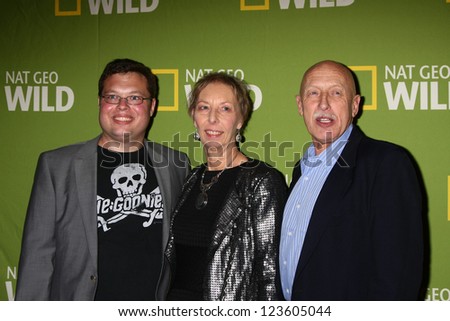 LOS ANGELES - JAN 3:  Charles Pol; Diane Pol; Dr. Jan Pol arrives at the National Geographic Channels\' \
