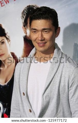 LOS ANGELES - JAN 24:  Rick Yune arrives at the the \'Hansel And Gretel: Witch Hunters\' premiere at the Chinese Theat theer on January 24, 2013 in Los Angeles, CA