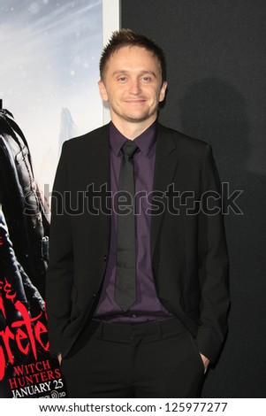 LOS ANGELES - JAN 24:  Tommy Wirkola arrives at the the 'Hansel And Gretel: Witch Hunters' premiere at the Chinese Theat theer on January 24, 2013 in Los Angeles, CA