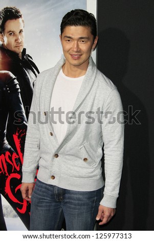 LOS ANGELES - JAN 24:  Rick Yune arrives at the the 'Hansel And Gretel: Witch Hunters' premiere at the Chinese Theat theer on January 24, 2013 in Los Angeles, CA