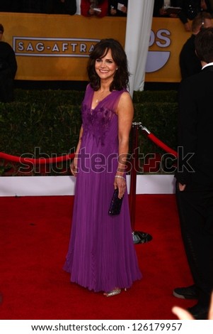 LOS ANGELES JAN 27 Sally Field arrives at the 2013 Screen Actor's Guild Awards at the Shrine Auditorium on January 27 2013 in Los Angeles CA LOS ANGELES JAN 27 Sally Field arrives at the 2013 Screen Actor's Guild Awards at the Shrine Auditorium on January 27 2013 in Los Angeles CA