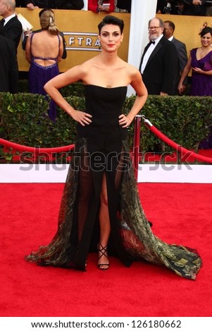 LOS ANGELES JAN 27 Morena Baccarin arrives at the 2013 Screen Actor's Guild Awards at the Shrine Auditorium on January 27 2013 in Los Angeles CA LOS ANGELES JAN 27 Morena Baccarin arrives at the 2013 Screen Actor's Guild Awards at the Shrine Auditorium on January 27 2013 in Los Angeles CA