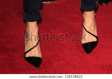LOS ANGELES - FEB 4:  Lori Loughlin arrives at the \'Identity Theft\' premeire at the Village Theater on February 4, 2013 in Westwood, CA