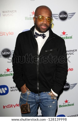 LOS ANGELES - FEB 10:  Jermaine Dupri arrives at the Warner Music Group post Grammy party at the Chateau Marmont  on February 10, 2013 in Los Angeles, CA..