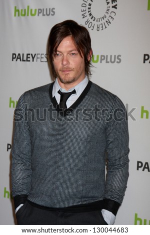 LOS ANGELES - MAR 1:  Norman Reedus arrives at the  