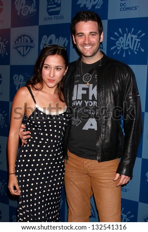 LOS ANGELES - MAR 21:  Zelda Williams, Colin Donnell arrive at the Batman Product Line Launch at the Meltdown Comics on March 21, 2013 in Los Angeles, CA