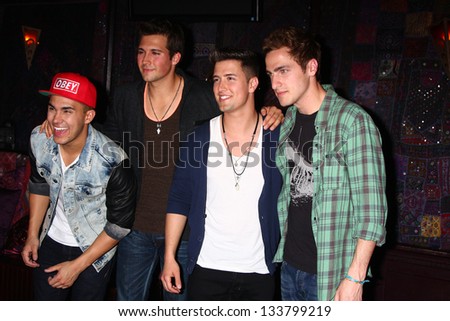 LOS ANGELES - APR 1:  Big Time Rush at the Big Time Rush and Victoria Justice \