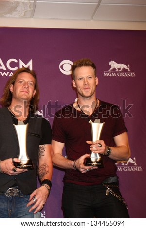 LAS VEGAS - MAR 7:  Florida Georgia Line in the press room at the 2013 Academy of Country Music Awards at the MGM Grand Garden Arena on March 7, 2013 in Las Vegas, NV