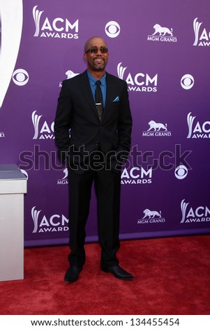 LAS VEGAS - MAR 7:  Darius Rucker arrives at the 2013 Academy of Country Music Awards at the MGM Grand Garden Arena on March 7, 2013 in Las Vegas, NV