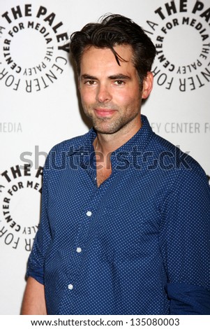 LOS ANGELES - APR 12:  Jason Thompson arrives at the General Hospital Celebrates 50 Years - Paley at the Paley Center For Media on April 12, 2013 in Beverly Hills, CA