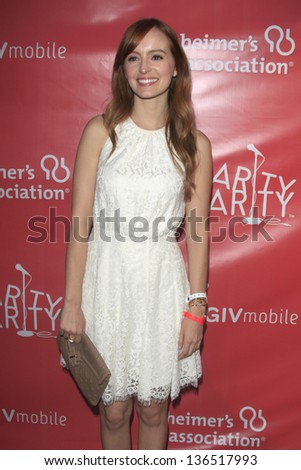 LOS ANGELES - APR 25:  Ahna O\'Reilly arrives at the Second Annual Hilarity For Charity benefiting The Alzheimer\'s Association  at the Avalon  on April 25, 2013 in Los Angeles, CA
