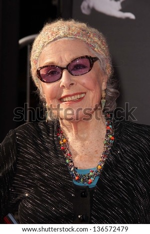 LOS ANGELES - APR 25:  Marge Champion arrives at the TCM Classic Film Festival Opening Night Red Carpet \