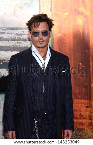 LOS ANGELES - JUN 22:  Johnny Depp  at the World Premiere of \