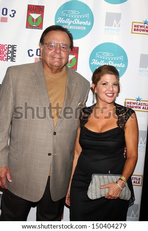 LOS ANGELES - AUG 15:  Paul Sorvino, Renee Props at the 9th Annual HollyShorts Film Festival Opening Night at the TCL Chinese 6 Theaters on August 15, 2013 in Los Angeles, CA