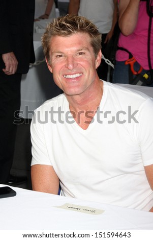 LOS ANGELES - AUG 23:  Winsor Harmon at the Bold and Beautiful Fan Meet and Greet at the Farmers Market on August 23, 2013 in Los Angeles, CA