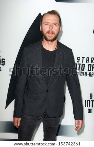 LOS ANGELES - SEP 10:  Simon Pegg at the \