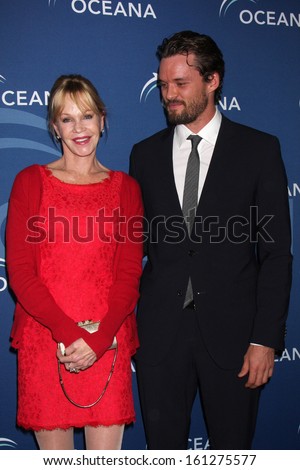 LOS ANGELES - OCT 30:  Austin Nichols, Melanie Griffith at the Oceana\'s Partners Awards Gala 2013 at Beverly Wilshire Hotel on October 30, 2013 in Beverly Hills, CA