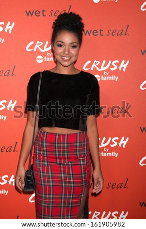 LOS ANGELES - NOV 6:  Aisha Dee at the CRUSH by ABC Family Clothing Line Launch at London Hotel on November 6, 2013 in West Hollywood, CA