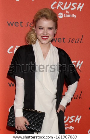 LOS ANGELES - NOV 6:  Taylor Spreitler at the CRUSH by ABC Family Clothing Line Launch at London Hotel on November 6, 2013 in West Hollywood, CA