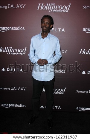 LOS ANGELES - NOV 6:  Barkhad Abdi at the Hollywood Reporter\'s Next Gen 20th Anniversary Gala at Hammer Museum on November 6, 2013 in Westwood, CA