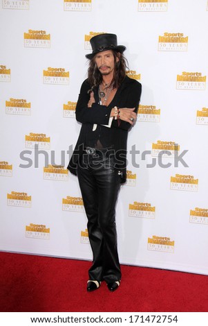 LOS ANGELES - JAN 14:  Steven Tyler at the 50th Anniversary Of Sports Illustrated Swimsuit Issue at Dolby Theater on January 14, 2014 in Los Angeles, CA