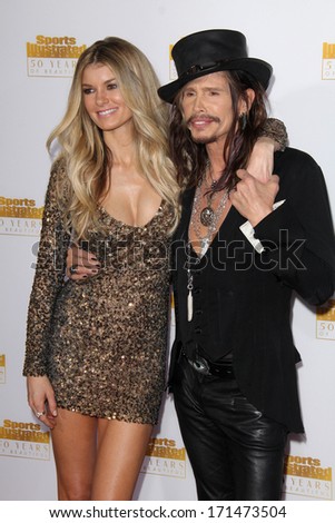 LOS ANGELES - JAN 14:  Marisa Miller, Steven Tyler at the 50th Anniversary Of Sports Illustrated Swimsuit Issue at Dolby Theater on January 14, 2014 in Los Angeles, CA