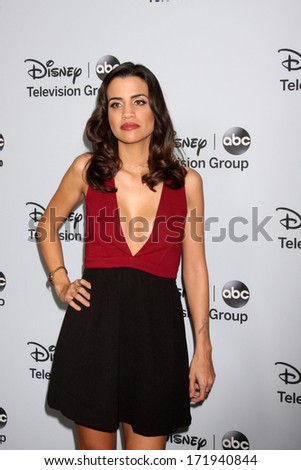 LOS ANGELES - JAN 17:  Natalie Morales at the Disney-ABC Television Group 2014 Winter Press Tour Party Arrivals at The Langham Huntington on January 17, 2014 in Pasadena, CA