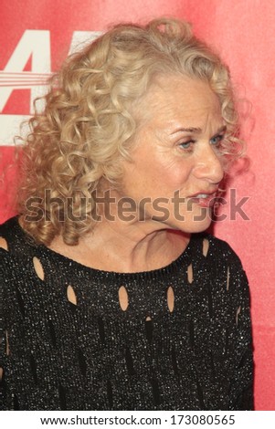 LOS ANGELES - JAN 24:  Carole King at the 2014 MusiCares Person of the Year Gala in honor of Carole King at Los Angeles Convention Center on January 24, 2014 in Los Angeles, CA