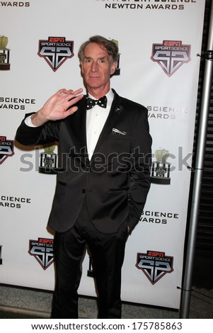 LOS ANGELES  - FEB 9:  Bill Nye at the ESPN Sport Science Newton Awards at Sport Science Studio on February 9, 2014 in Burbank, CA