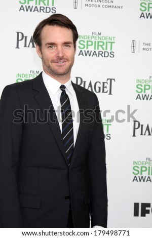 LOS ANGELES - MAR 1:  Will Forte at the Film Independent Spirit Awards at Tent on the Beach on March 1, 2014 in Santa Monica, CA