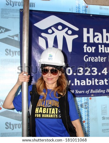 LOS ANGELES - MAR 8:  Lisa LoCicero at the 5th Annual General Hospital Habitat for Humanity Fan Build Day at Private Location on March 8, 2014 in Lynwood, CA