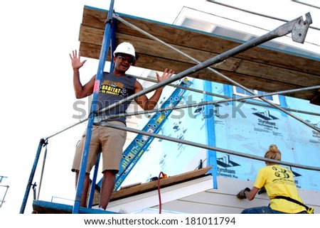 LOS ANGELES - MAR 8:  GH Cast Member at the 5th Annual General Hospital Habitat for Humanity Fan Build Day at Private Location on March 8, 2014 in Lynwood, CA