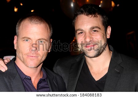 LOS ANGELES - MAR 25:  Sean Carrigan, Chris McKenna at the Young and Restless 41st Anniversary Cake at CBS Television City on March 25, 2014 in Los Angeles, CA