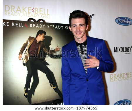 LOS ANGELES - APR 17:  Drake Bell at the Drake Bell\'s Album Release Party for \