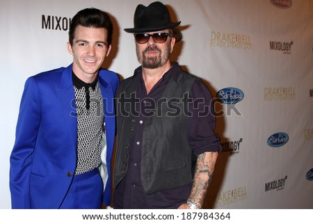 LOS ANGELES - APR 17:  Drake Bell, Dave Stewart at the Drake Bell\'s Album Release Party for \