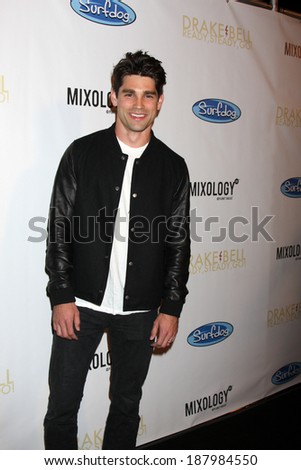 LOS ANGELES - APR 17:  Justin Gaston at the  Drake Bell\'s Album Release Party for \