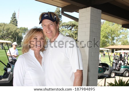 LOS ANGELES - APR 14:  Margie Perenchio, Jack Wagner at the Jack Wagner Anuual Golf Tournament benefitting LLS at Lakeside Golf Course on April 14, 2014 in Burbank, CA