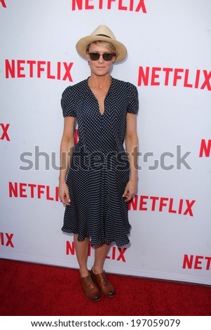 LOS ANGELES - JUN 5:  Robin Wright at the Netflix Academy Panel \